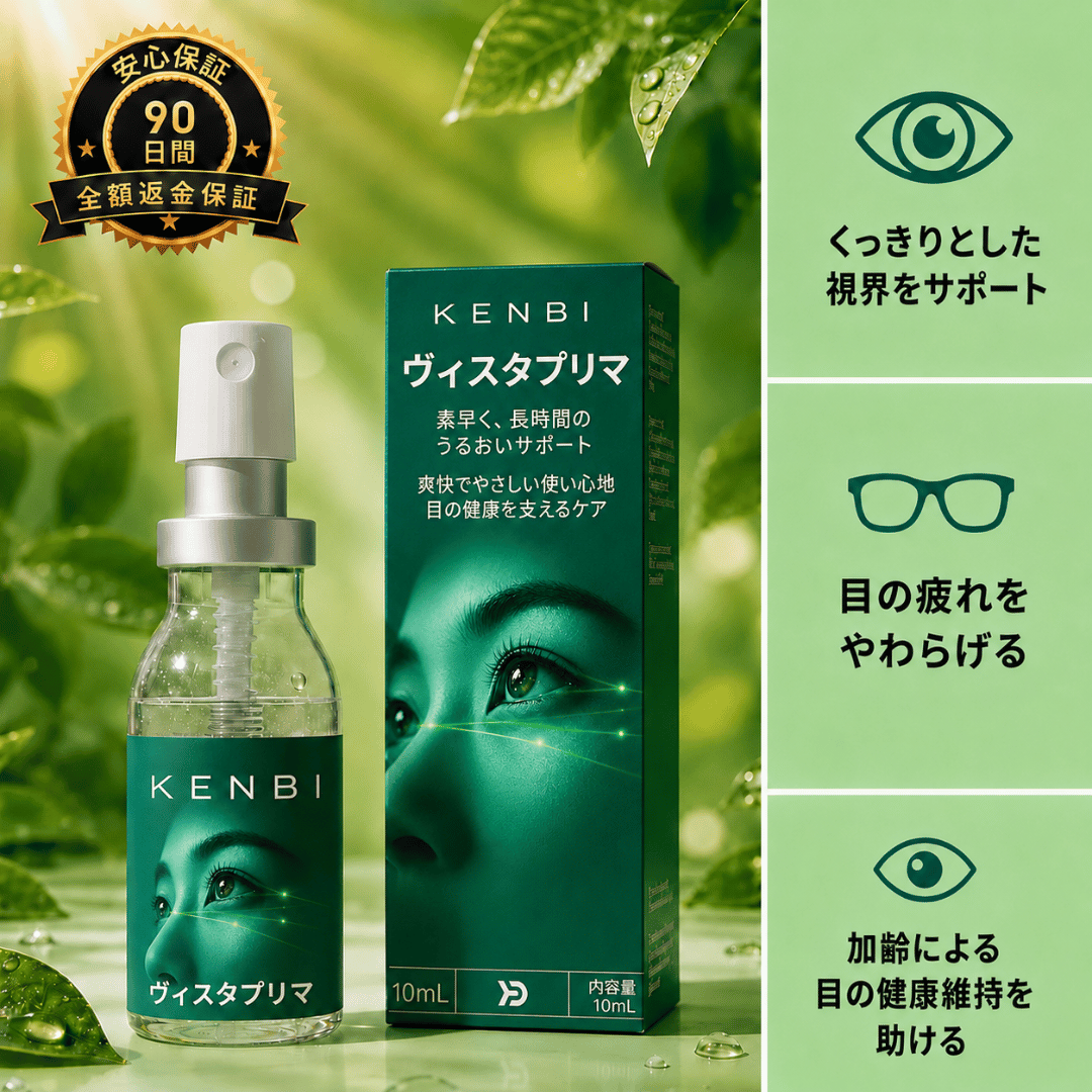 ルテイン配合 ヴィスタプリマ アイケアスプレー by KENBI™